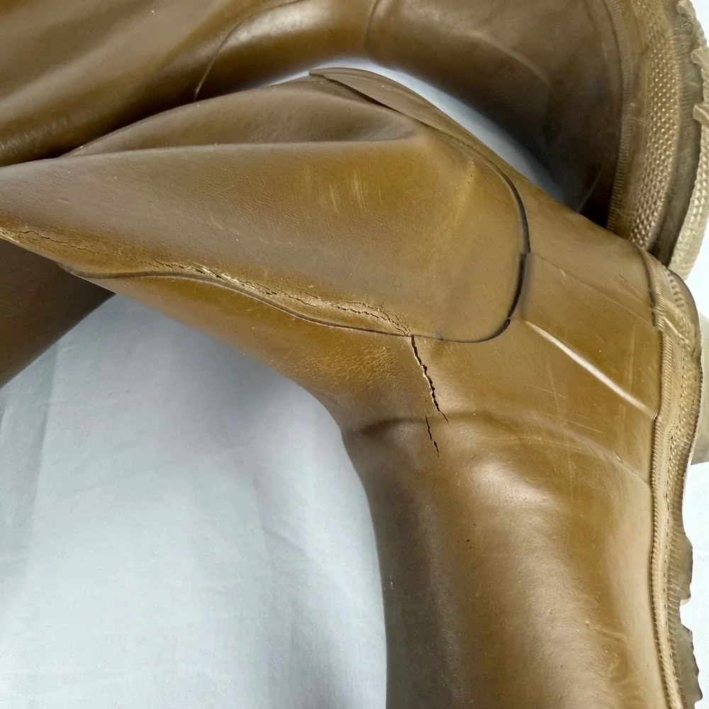 Vintage Converse Rubber Hip Waders Brown High Thigh Fishing Hunting Boots Mens 9